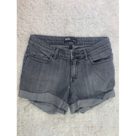 BDG Size 30x2.5 (Measured) Womens Shortie Shorts Charcoal Cuffed Stretch… - Picture 1 of 3